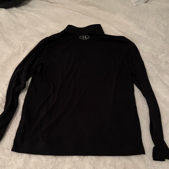 Under Armour Quarter zip pullover black size L - Picture 2 of 3